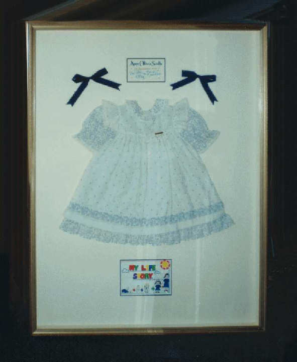 Christening Dress with Calligraphy