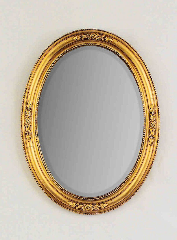 Kosnar Gilded framed Oval Mirror - ItemCode FD11-oval-P23 Kosnar Gilded framed Oval Mirror