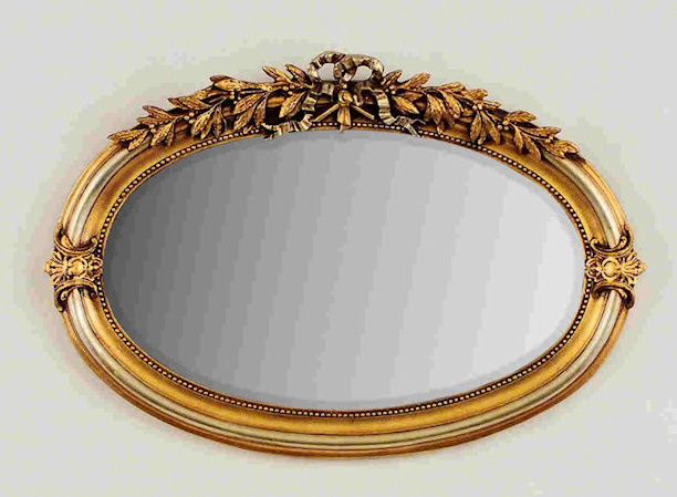 Kosnar Gilded framed Oval Mirror - ItemCode FD133-oval-P6 Kosnar Gilded framed Oval Mirror
