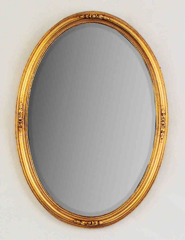 Kosnar Gilded framed Oval Mirror - ItemCode FD75-oval-P9 Kosnar Gilded framed Oval Mirror