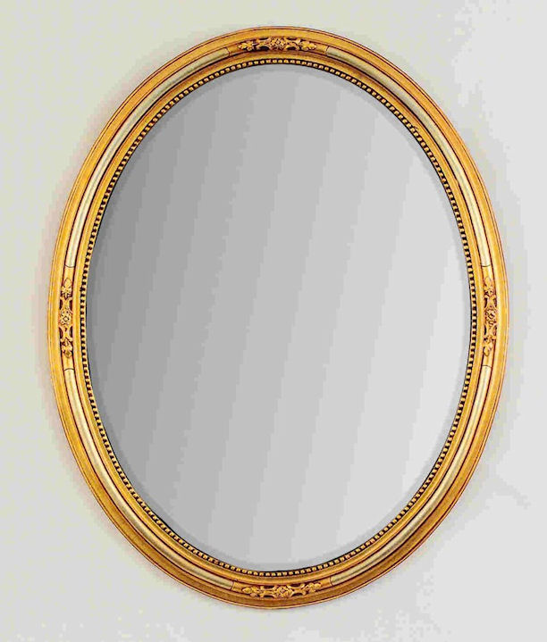 Kosnar Gilded framed Oval Mirror - ItemCode FD75C-oval-P3 Kosnar Gilded framed Oval Mirror