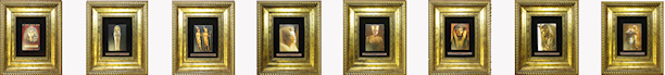 Set of 8 Egyptian-Themed Pictures