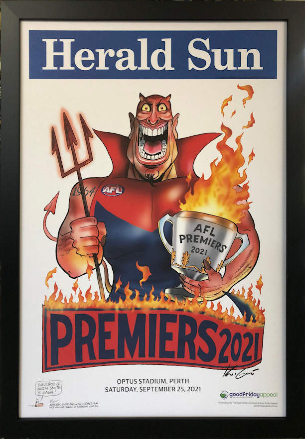 Melbourne 2021 Premiership H-SUN Poster